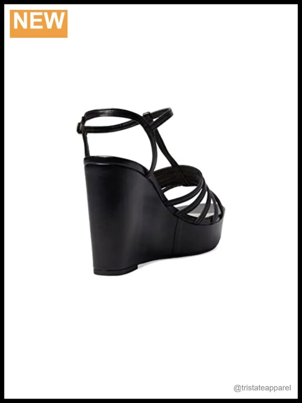 Kenneth Cole New York Celia Heels Open Toe Wedge Sandal Cushioned